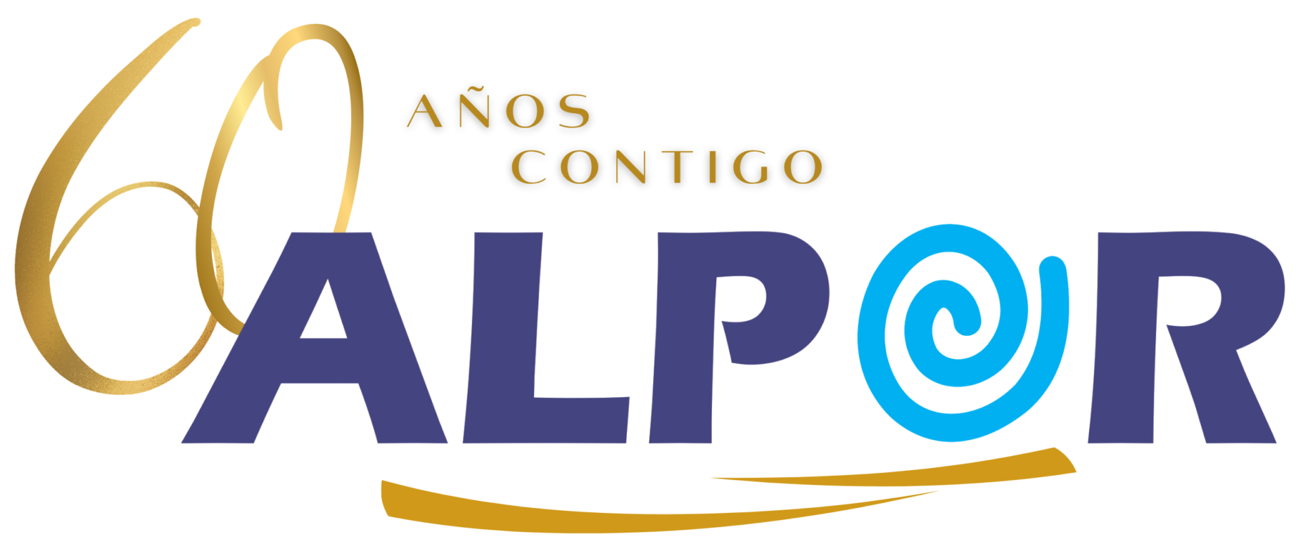 Logo 60 años ALPOR